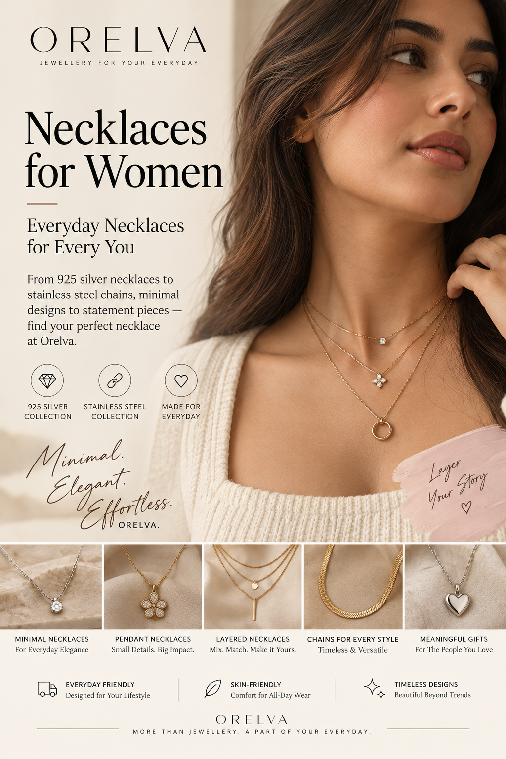Necklaces for Women: Find Your Perfect Everyday Necklace at Orelva