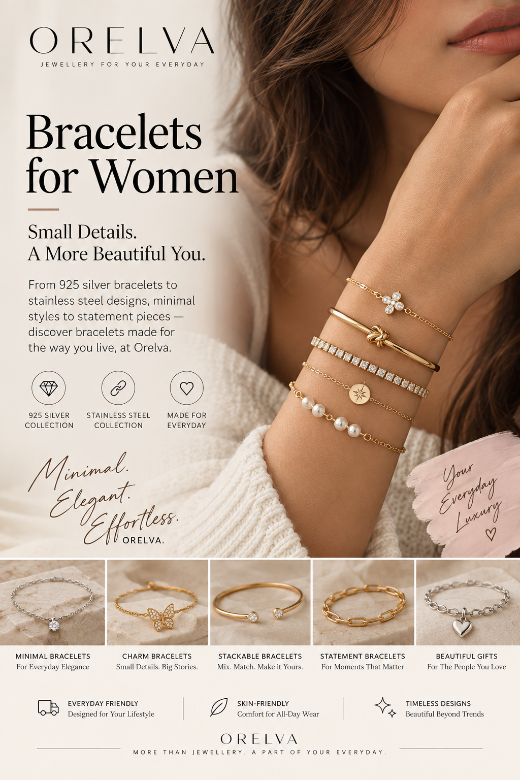 Bracelets for Women: Find Your Perfect Everyday Bracelet at Orelva