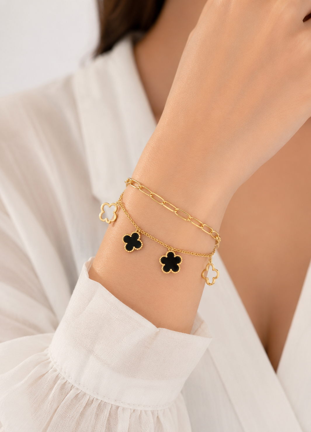 Butterfly Double-Layered Bracelet for Girls | Orelva